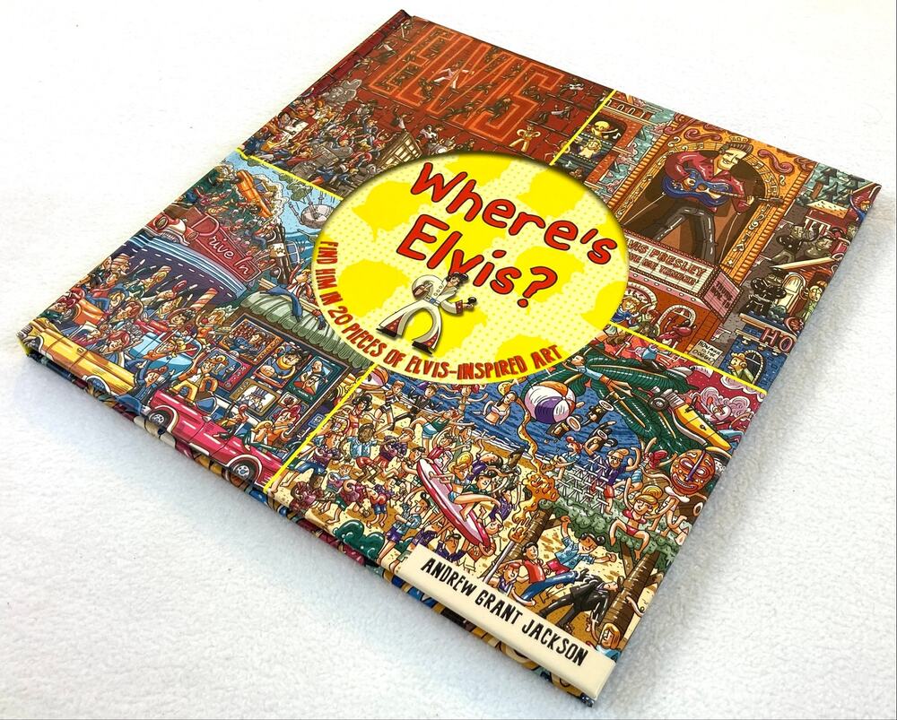 Where's Elvis Documenting the Legend Look Find Hardcover Book ISBN 9781626866768